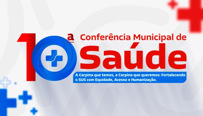Carpina abre inscrições para 10ª Conferência Municipal de Saúde 