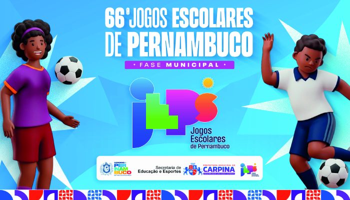 Carpina recebe fase municipal dos Jogos Escolares de Pernambuco