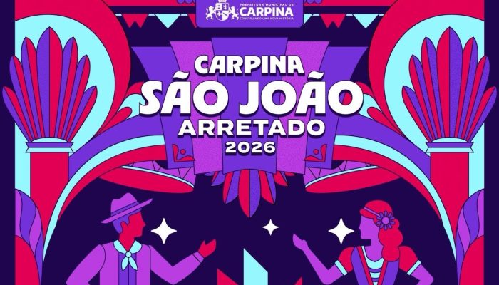 Prefeitura de Carpina lançará programação oficial do São João Arretado 2026
