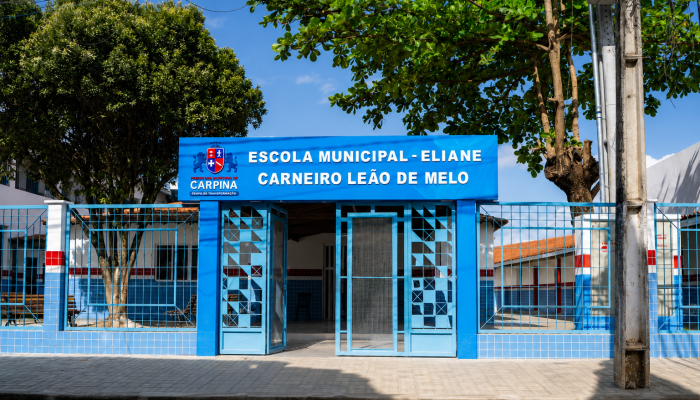 Prefeitura de Carpina reinaugura Escola Municipal Eliane Carneiro Leão de Melo
