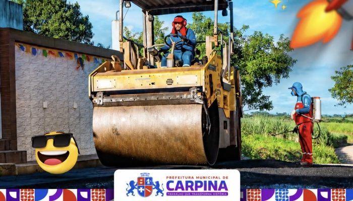 Prefeitura de Carpina dará ordem de serviço para pavimentação de três ruas em Florestinha